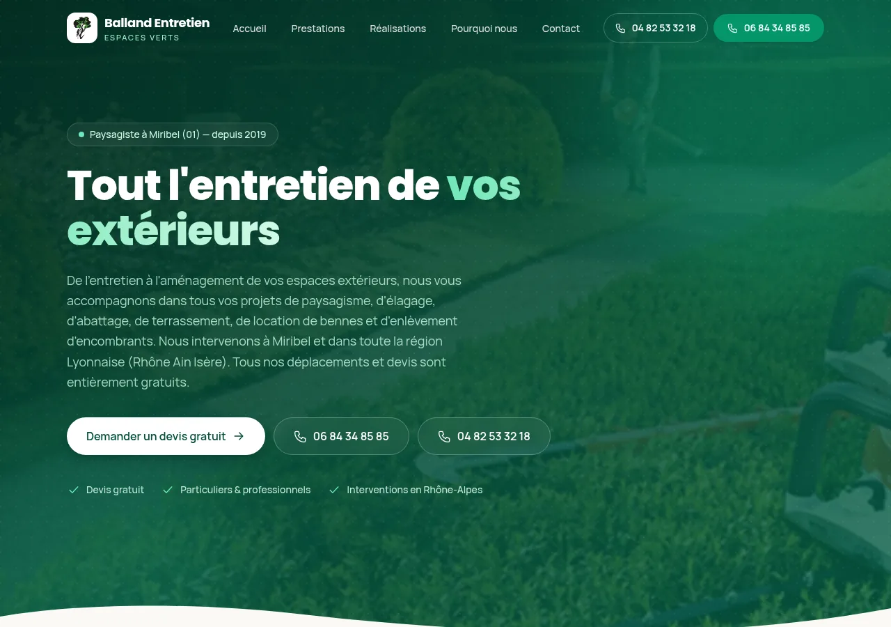 Balland Entretien