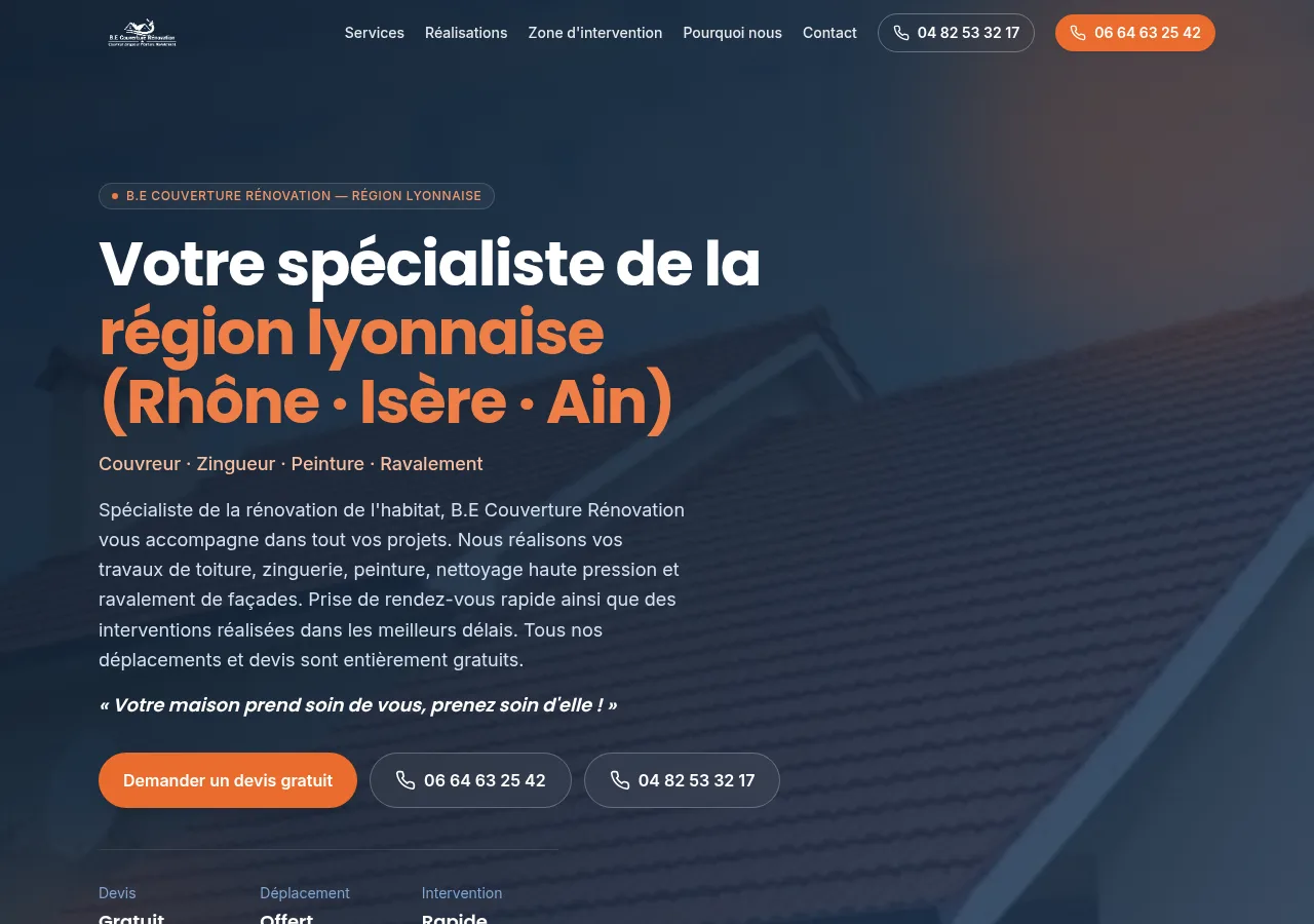 BE Couverture Rénovation